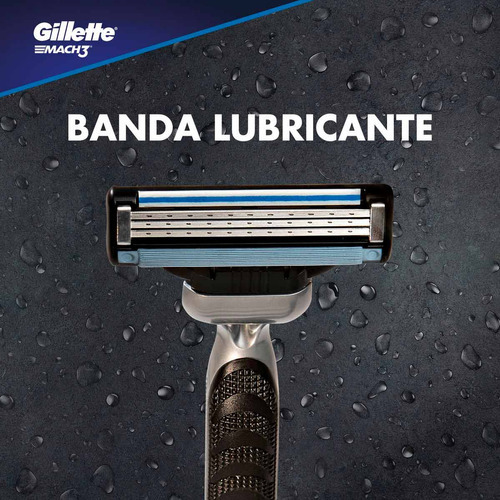 Gillette Mach3 Repuestos Para Afeitar Con Hojas Afiladas 2pz