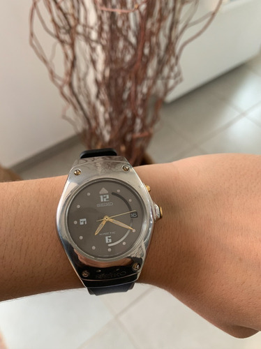 Relogio Feminino Seiko Original Prateado Pulseira Poliuretan