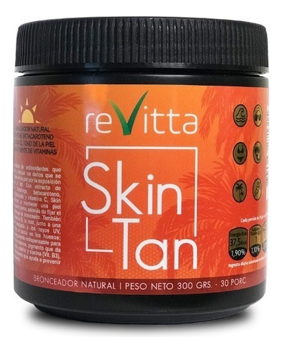 Manteción Bronceado Betacaroteno + Colágeno Skin Tan 300g