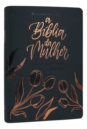 A Bíblia Da Mulher Nova Edição - Capa Azul Marinho, De Sociedade Bíblica Do Brasil. Editora Sbb, Capa Mole Em Português