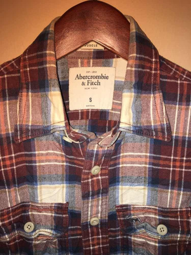 Camisa / Afranelada / Abercrombie & Fitch / Talla S