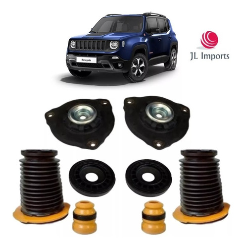 Kit Batente Coxim Amortecedor Dianteiro Jeep Renegade