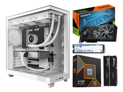 Pc Gamer Rtx 5070 Cpu Ryzen 7 9800x3d 32gb Ddr5 1tb M.2 H6