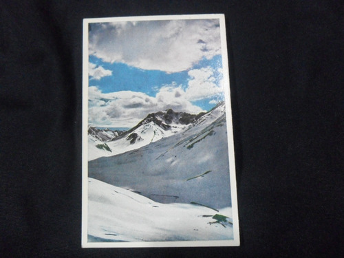 Tarjeta Postal Valle Los Horcones Nevado Mendoza Cromograf