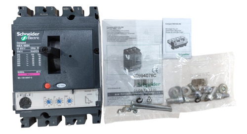 Disjuntor Nsx160h Mic 2.2g 160a 3p C16h3 - Schneider