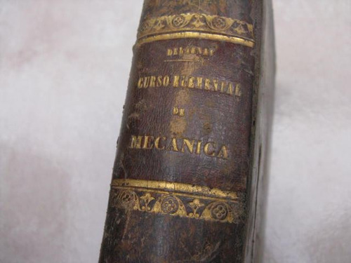 Mercurio Peruano: Libro Antiguo De Mecanica 1867 L22