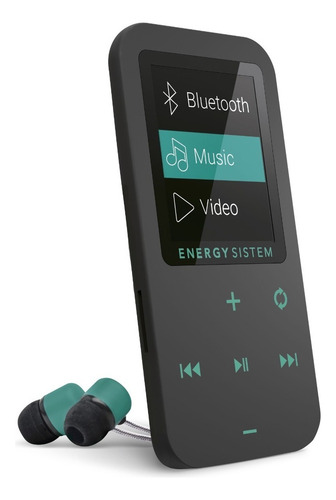 Mp4 Bluetooth Touch 8gb Pantalla Lcd Energy Sistem Color Negro / Mint