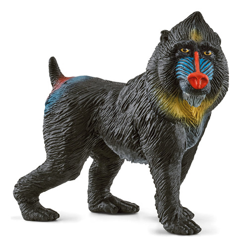 Schleich Wild Life - Figura Realista De Mono Mandril, Juguet