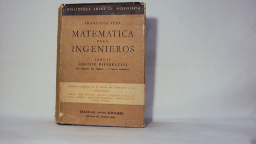 Francisco Vera Matematica Para Ingenieros 