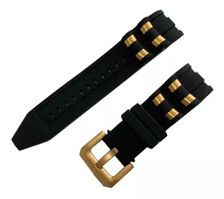 Pulseira Invicta Pro Diver Silicone Completa + Fecho Dourado