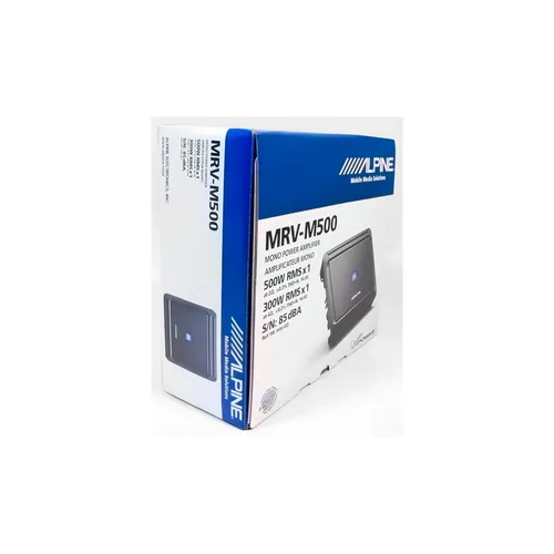 Equipo Amplificador Mrvm500 1 Canal Alpine Reacondicionado Cuotas