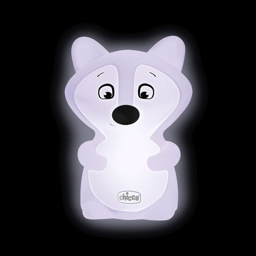 Imagen 3 de 8 de Lampara Luz Noche Chicco Bebe Junior Velador Sweet Fox Led