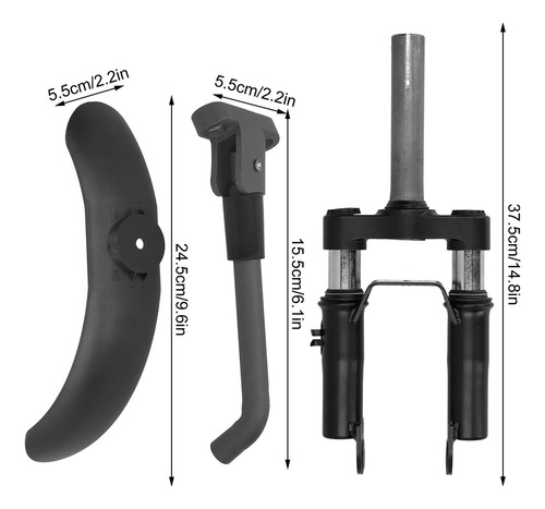 Set De Guardabarros Con Suspensión Delantera Y Horquilla Par