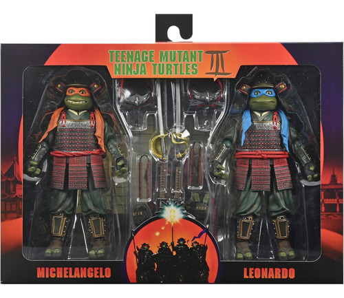 Tortugas Ninja Turtles In Time Serie 1 De 4 Figuras Neca