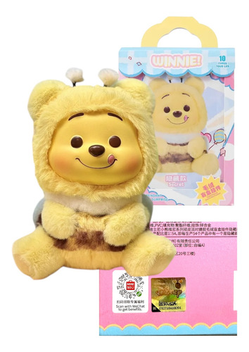 Labubu Winnie Pooh 100% Original Disney Miniso Caja Sorpresa