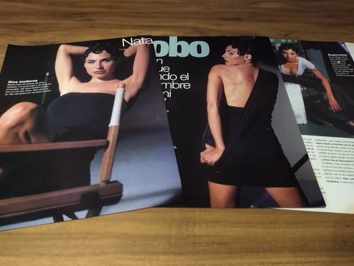 (ar465) Natalia Lobo * Clippings Revista 3 Pgs * 1999