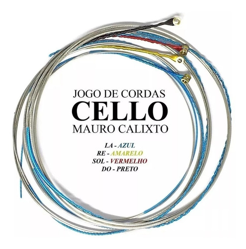 Encordoamento Para Violoncelo Cello Mauro Calixto - Premium