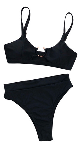 Conjunto De Traje De Baño Acolchado Para Mujer, Traje De Bañ