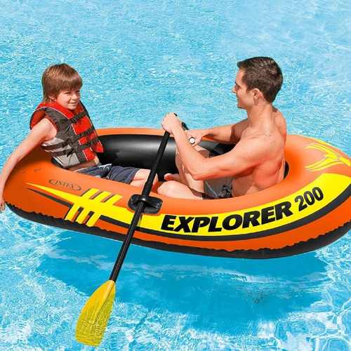 Imagen 4 de 6 de Bote Inflable Intex Explorer 200 58330 Cuotas