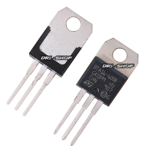 Kit 4 Bta16-6008 Transistor Bta16-600 Triac 600 16a Original