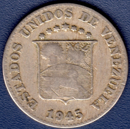 Moneda De 5 Céntimos 1945 Puya
