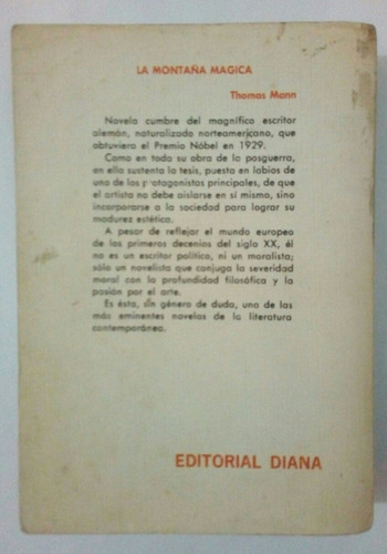 Imagen 4 de 5 de Thomas Mann, La Montaña Mágica