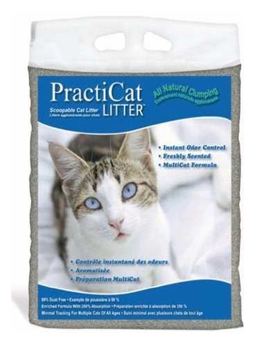 Arena Sanitaria Para Gatos Practicat Bolsa 14kg