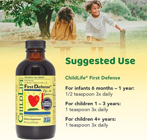 Childlife Suplemento Sistema Inmune Primera Defensa 118 Ml