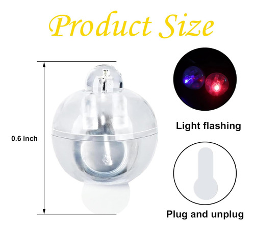 100 Mini Luces Led De Globo Multicolor Para Fiestas