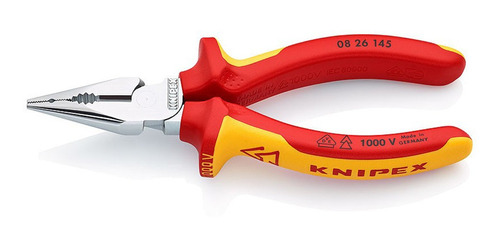 Alicate Universal Punta Cono 6 Pulgadas 1000v  Knipex