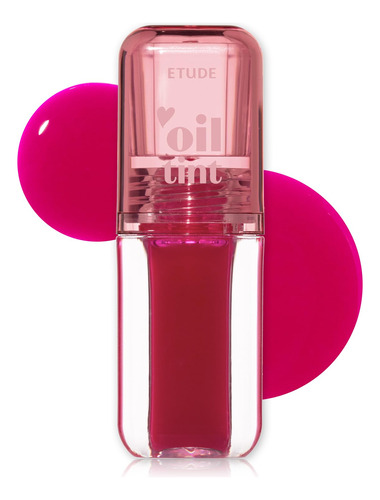 Etude Dear Darling Oil Tint 3 Rosa Neon 0.15 Oz | Aceite Lab