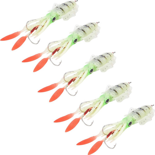Anzuelos Para Pesca De Calamar, Mxsqd-005, 5 Pzas, 150mm, An