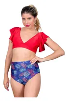 Comprar Uniteduy!! Bikini Tiro Alto Ani Roja Y A! El Verano Llegó!! 