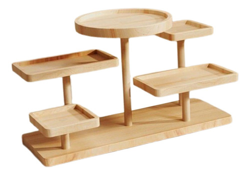 Estante De Madera Para Exhibir Accesorios Y 30x13,5x23cm