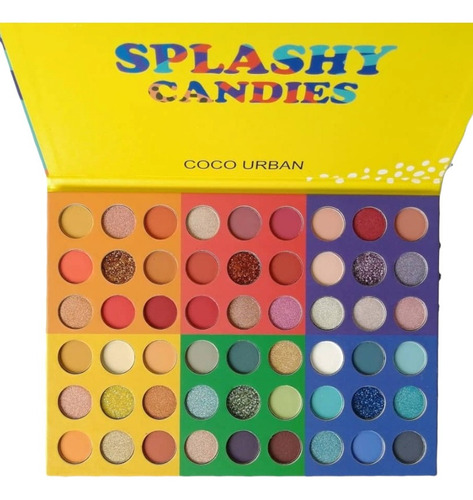 Paleta De Sombras Splashy Candies Coco - g a $35000