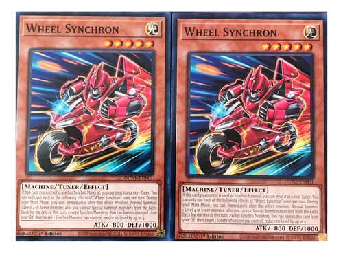 Set Wheel Synchron X2 Yu-gi-oh! Original Konami
