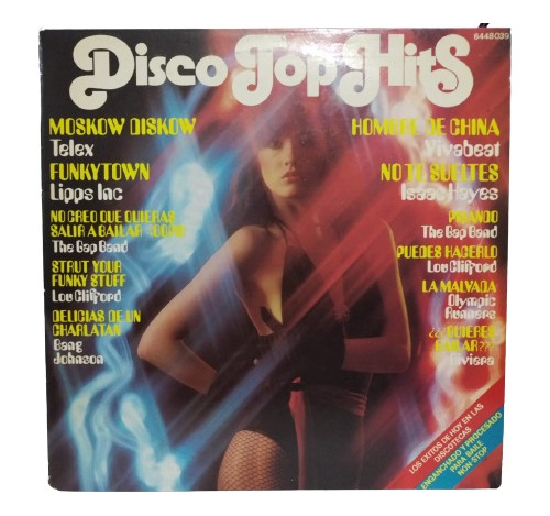 Varios Artistas  Disco Top Hits. Lp La Cueva Musical