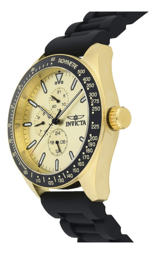 Reloj Invicta Aviator 38405 Para Hombre, Color Negro