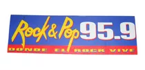 Comprar Calcomania Rock & Pop 95.9 Año 2000 - Donde El Rock Vive