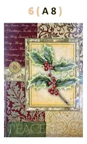 Comprar Tarjetas De Navidad, Pack De 7 Elegantes Tarjetas Con Sobres