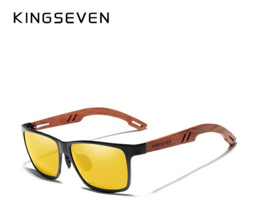 Imagen 6 de 10 de Lentes Gafas Polarizados Gafas De Sol De Madera Y Aluminio
