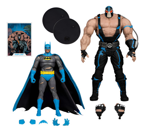 Figura Articulada 17148 Batman Vs Bane Mc Farlane 18cm Dc