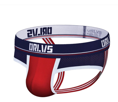 Orlvs Trusa Jockstrap Deportivo Gym Club Soft Algodón Hombre