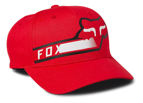 Gorro Jockey Lifestyle Niño Vizen Flexfit Rojo Fox