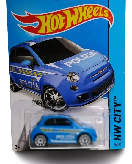 Hot Wheels Fiat 500 Polizia C-11