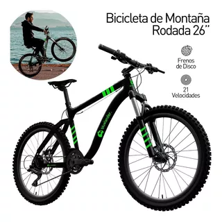 Bicicleta De Montaña Rodada 26 Freno De Disco 21 Velocidades