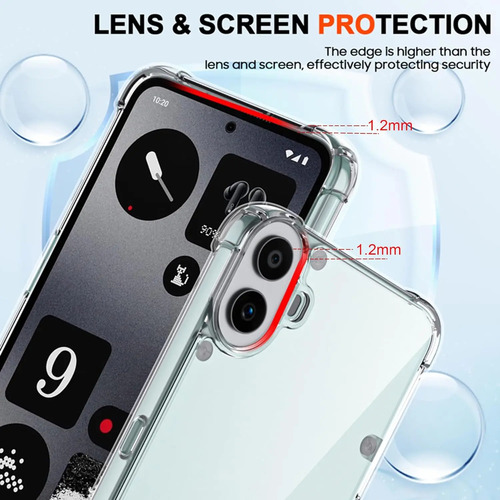 Funda Transparente De Tpu Para Nada Cmf Phone 2 Pro, Funda P