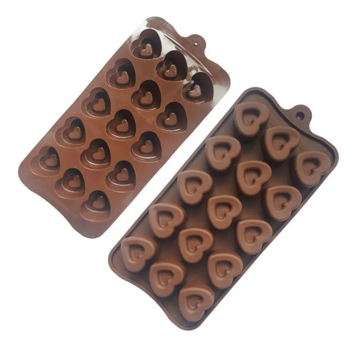 Moldes De Silicona Para Chocolate Set De 3