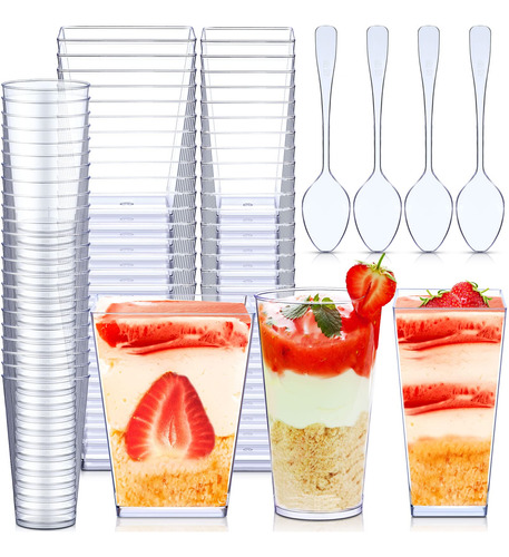 Zhehao 300 Unidades De 3 Oz 5.6 Oz Mini Tazas De Postre Con 