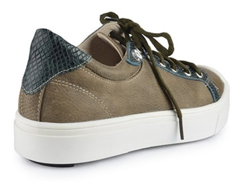 Imagen 8 de 9 de Zapatillas Urbanas De Mujer De Cuero Claude - Ferraro